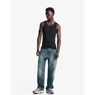 Bershka Baggy Jeans Men 31 Green