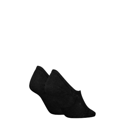Füßlinge CALVIN KLEIN JEANS "CKJ WOMEN HIGH CUT FOOTIE 2P GLOSSY", Damen, Gr. 39-42, schwarz, Baumwollmischung, normal, Socken, No-Show-Design, hoch ausgeschnitten Image