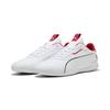 Sneaker PUMA "Scuderia Ferrari Neo Cat 3.0 Sneakers Erwachsene", Gr. 47, weiß (weiß rosso corsa rot), Obermaterial: Textil, Synthetik; Futter: Textil; Innensohle: Textil; Laufsohle: Gummi, Schuhe