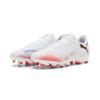 Fußballschuh PUMA "FUTURE 8 PLAY FG/AG Fußballschuhe Damen", Gr. 40, weiß schwarz glowing rot, Obermaterial: Synthetik; Futter: Textil; Innensohle: Textil; Laufsohle: Synthetik, Schuhe