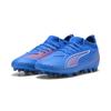 Fußballschuh PUMA "ULTRA 6 MATCH MG Fußballschuhe Jugendliche", Kinder, Gr. 32, ultra blau weiß glowing rot, Obermaterial: Synthetik, Textil; Futter: Synthetik, Textil; Innensohle: Textil; Laufsohle: Synthetik, Schuhe