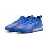 Fußballschuh PUMA "ULTRA 6 MATCH Mid Futsalschuhe Jugendliche", Kinder, Gr. 34, ultra blau weiß glowing rot, Obermaterial: Synthetik, Textil; Futter: Synthetik, Textil; Innensohle: Textil; Laufsohle: Gummi, Schuhe