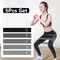 Bandes de résistance d'entraînement d'entraînement de Fitness bandes de résistance de Sport de Yoga à domicile étirement élastique Pilates équipement de gymnastique couleur grise