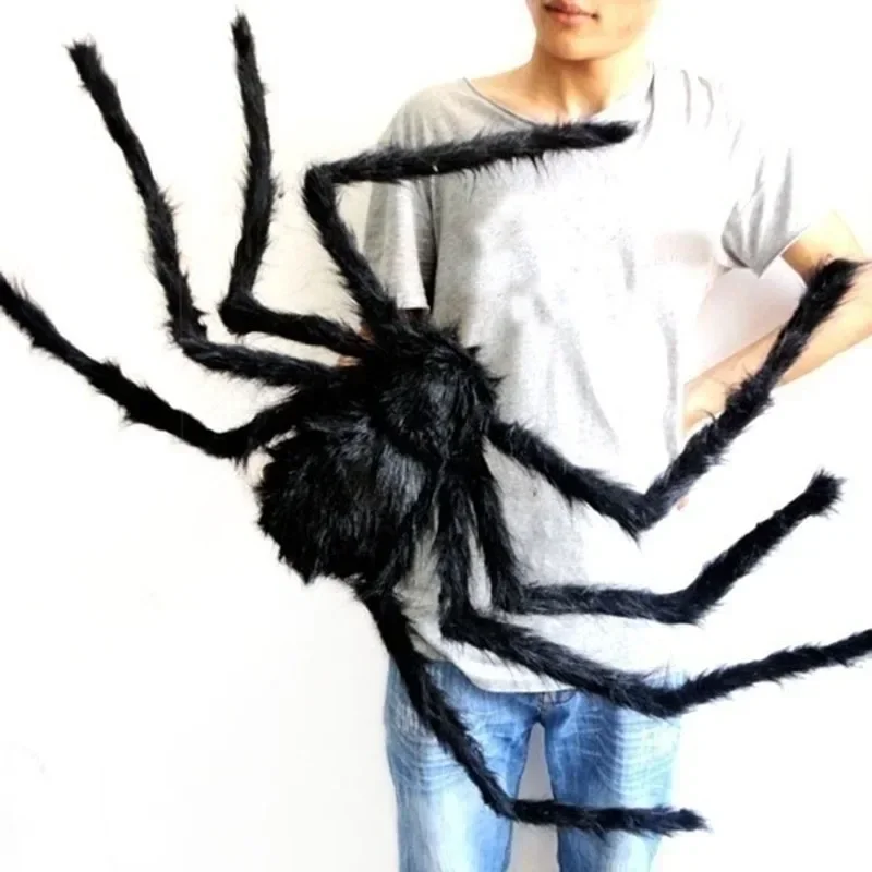 30/50/75/90/125/150/200 cm Halloween schwarz lebensechte Okumo Dekoration Spukhaus Requisiten Indoor und Outdoor Riesendekoration. Image