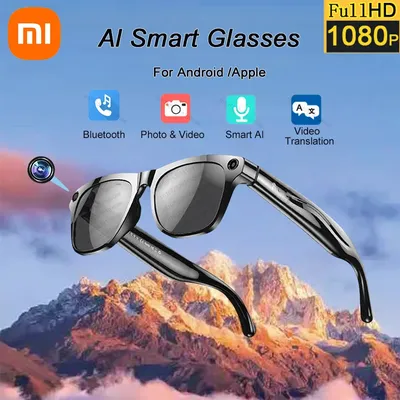 Xiaomi 4K HD AI Smart Brille Cat GPT 100MP Kamera Bluetooth Anruf 260Mah Batterie Sprachassistent Steuerung Männer Frauen Smart Brille Image