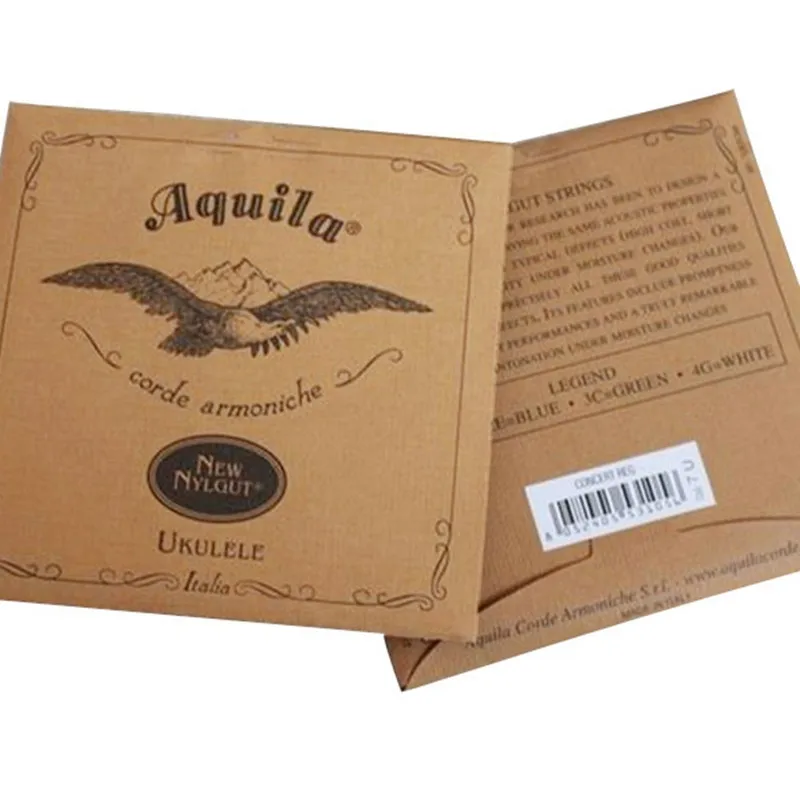 Original Aquila Ukulele Saiten Nylon Sopran Konzert Tenor Ukulele Saiten Low G Nylgut Saiten Für Ukulele Musikinstrumente Image