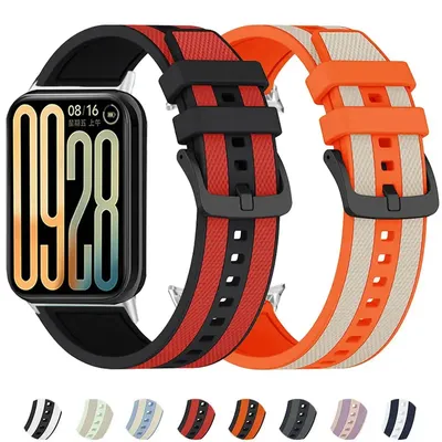 Silikon Strap Für Xiaomi Mi Band 8 9 Pro Ersatz Frauen Männer Sport Smart Uhr Armband Armband Uhr Band Für Redmi uhr 4
