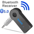 Ricevitore Bluetooth per auto Adattatore ricevitore wireless Bluetooth 5.0 2 in 1 Convertitore audio da 3,5 mm Riproduzione scheda TF vivavoce stereo