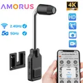 Mini telecamera di sorveglianza Wifi Monitoraggio remoto HD 4K 1080P Visione notturna Audio bidirezionale Telecamera di sorveglianza WiFi Cam esterna per interni