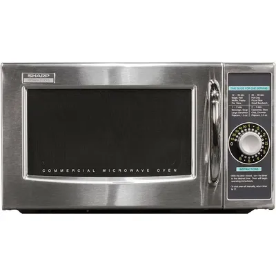 Authenticity guarantee.R-21LCFS Medium-Duty Commercial Microwave Oven with Dial Timer, Stainless Steel, 1000-Watts, 120-Volts, O