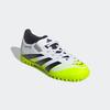 Fußballschuh ADIDAS PERFORMANCE "PREDATOR CLUB HOOK-AND-LOOP KUNSTRASENSCHUHE KIDS", Gr. 37, bunt (cloud weiß, core schwarz, lucid lemon), Synthetik, sportlich, Schuhe, geeignet für harte Untergründe Asche und Kunstrasen