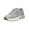 Sneaker REPLAY "Replay Sneaker Leder/Textil", Herren, Gr. 43, grau, Leder, Textil, casual, Schuhe