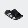 Badesandale ADIDAS SPORTSWEAR "LIGHTBLAZE ADILETTE", Gr. 47, schwarz-weiß (core schwarz, cloud weiß, cloud weiß), Synthetik, sportlich, Schuhe