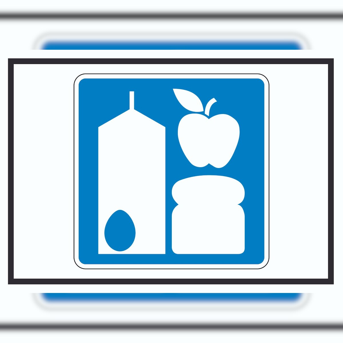 HB-Druck Shop Schild mit Symbol A3 (297x420mm) Image