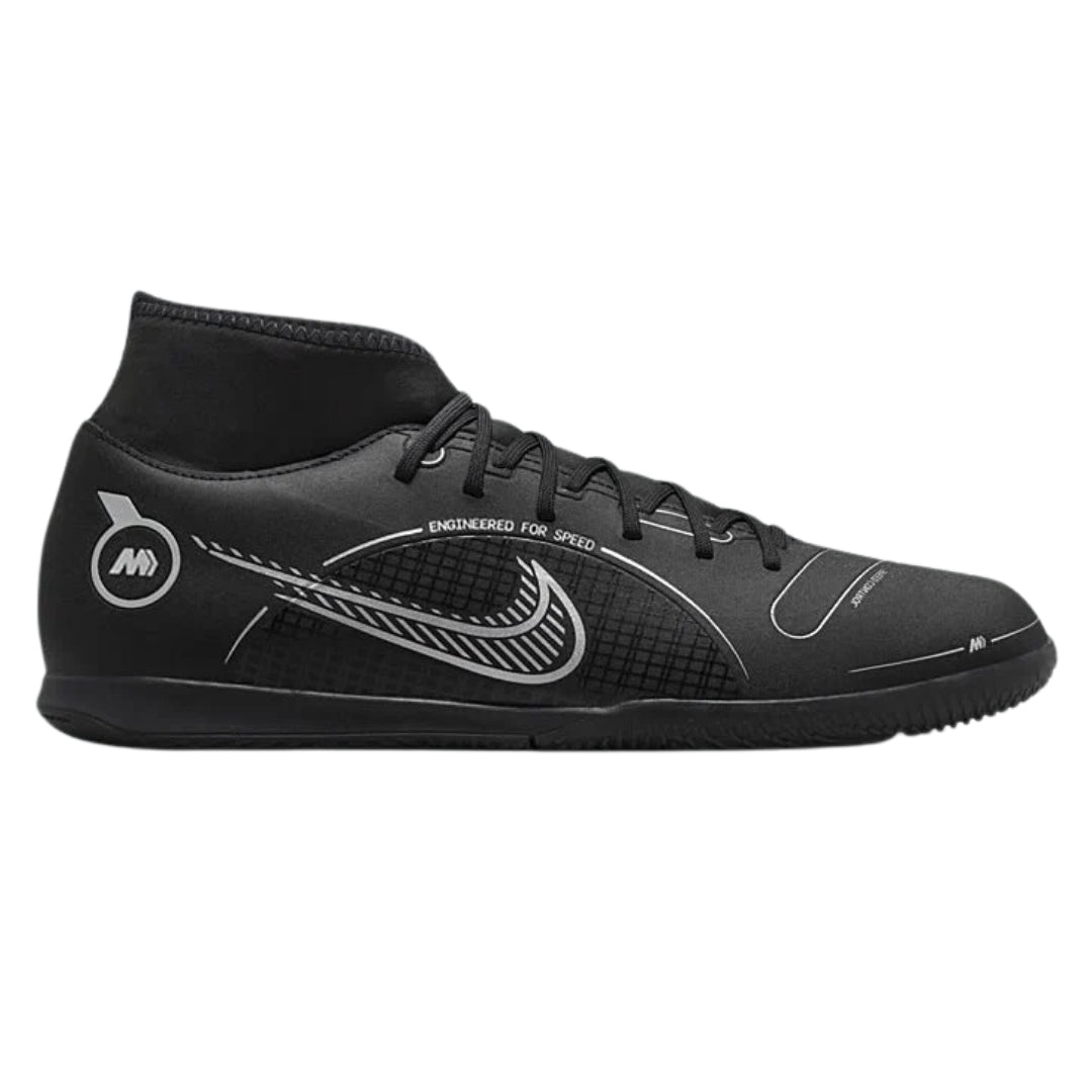Nike Superfly 8 Club Schwarze Hallenfußballschuhe
