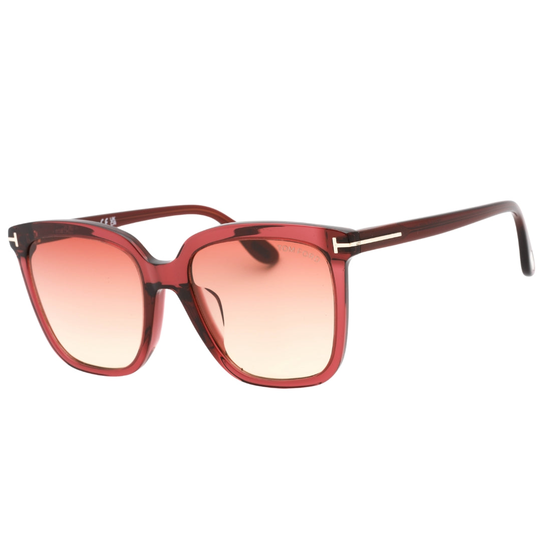 Tom Ford Selby Glänzende Bordeaux-Sonnenbrille Image