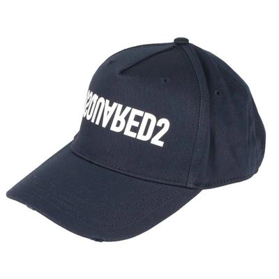 Dsquared2 Reverse Logo Cap Marineblaue Mütze Image