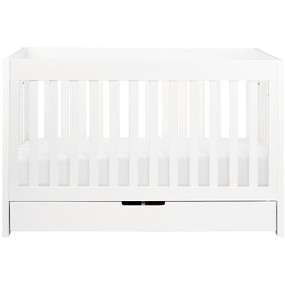 Babyletto Mercer 3-in-1 Convertible Crib with Toddler Bed Conversion Kit in White Finish