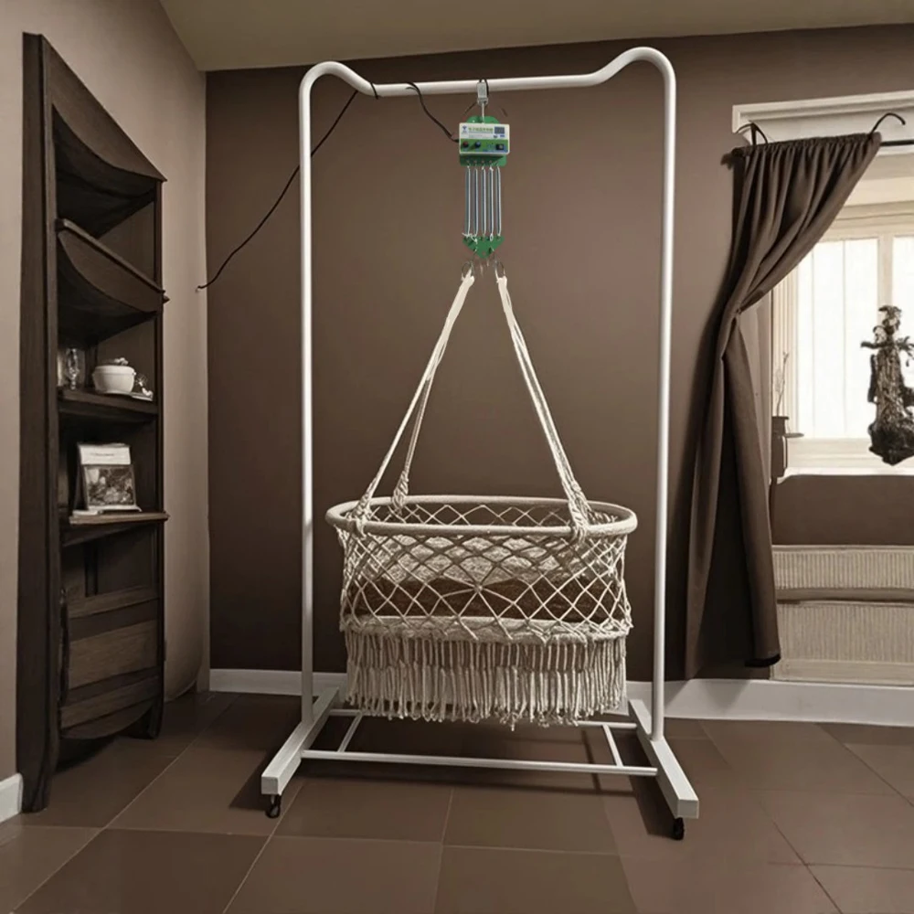 Babybett-Schaukel, hängende Stubenwagen und tragbare Schaukel für Säuglingsrahmen inklusive, Schaukel automatisch Image