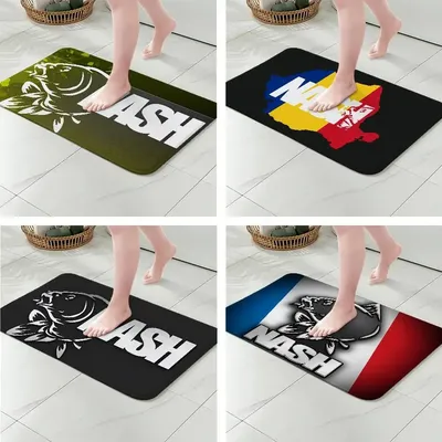 Nash Fishing Logo Bodenmatte Badezimmer saugfähige Matte einfache Tür schmutzabweisende Matte Home Kitchen Mat Foot Mat Entry Mat