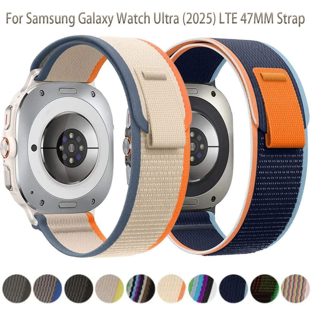 Trail-Armband für Samsung Galaxy Watch Ultra 8/7 47 mm, offizielles, bequemes Nylon-Armband, Samsung Watch Ultra (2025) 47 mm Image