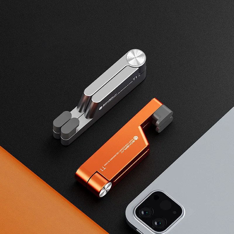Support de téléphone pliable Portable en forme de V, support de tablette en métal paresseux pour iPhone Samsung Xiaomi iPad, support de Smartphone