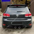 Maxton Style V2 Paraurti posteriore Labbro Per Volkswagen Golf MK6 TSI TDI 2009-2012 Diffusore inferiore Spoiler Splitter Guard Copertura Body Kit