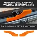 1 paio RV Finestra Sinistra/Destra Blocco di Sicurezza Protezione Finestra A Mano Blocco di Protezione per Poliplastica Caravan Camper RV Accessori Auto