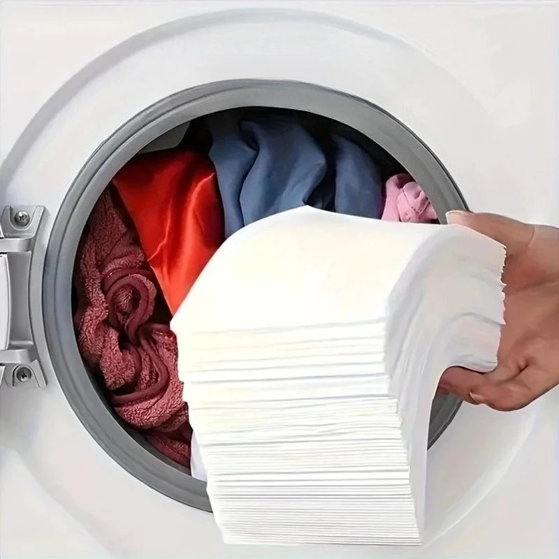 100/50/30PCS Laundry Color Absorbing Paper Anti-dyeing Laundry Tablets For Washing Machine Clean Clothes Color Catcher Sheets