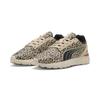 Sneaker PUMA "Softride Cosmic Animal Flair Damen", Gr. 38, toasted almond schwarz beige, Obermaterial: Textil, Kuhleder, Synthetik; Futter: Textil; Innensohle: Textil; Laufsohle: Synthetik, Schuhe