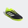 Fußballschuh ADIDAS PERFORMANCE "COPA PURE 3 CLUB KUNSTRASEN", Gr. 47, core schwarz, cloud weiß, lucid lemon, Synthetik, sportlich, Schuhe, geeignet für harte Untergründe Asche und Kunstrasen