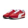 Sneaker PUMA "St Miler Sneakers Erwachsene", Gr. 46, rot weiß for all time, Obermaterial: Kuhleder, Textil, Synthetik; Futter: Textil; Laufsohle: Gummi, Schuhe