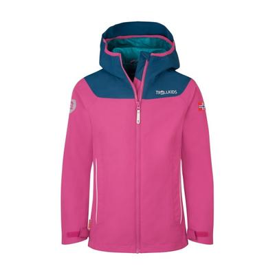 Trollkids - Girls Bergen Jacket - Regenjacke Gr 140 rosa Image