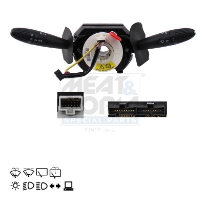 MEAT & DORIA Lenkstockschalter 38-polig für FORD 1790290 9S5113335BA38C5 1517386 23341