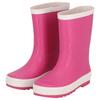 Gummistiefel APOLLO "KINDER STIEFEL", Kinder, Gr. 27/28, pink (fuchsia), Obermaterial: 100% Gummi, unifarben, casual, Schuhe, Regenschauer ist kein Hindernis