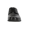 Schnürschuh CLARKS "Howard Walk", Herren, Gr. 47, schwarz, Leder, klassisch, Schuhe, in elegantem Design mit stoßdämpfender Sohle