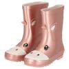 Gummistiefel APOLLO "KINDER STIEFEL", Kinder, Gr. 29/30, bunt (multi color), Obermaterial: 100% Gummi, unifarben mit Farbeinsätzen, casual, Schuhe, Regenschauer ist kein Hindernis mehr