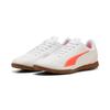Fußballschuh PUMA "VITORIA II IT", Gr. 44,5, puma weiß, glowing rot, Synthetik, sportlich, Schuhe, für Halle und Straße