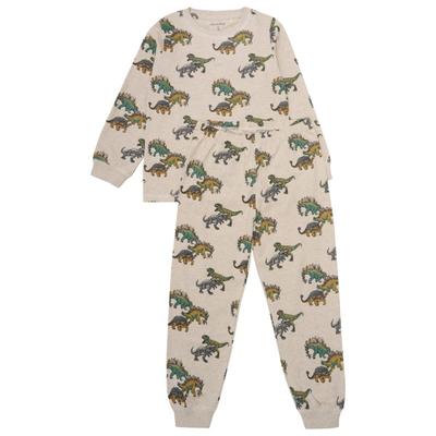 Minymo - Kid's Pyjamas L/S Set AOP No. 134066 - Schlafanzug Gr 110 beige Image