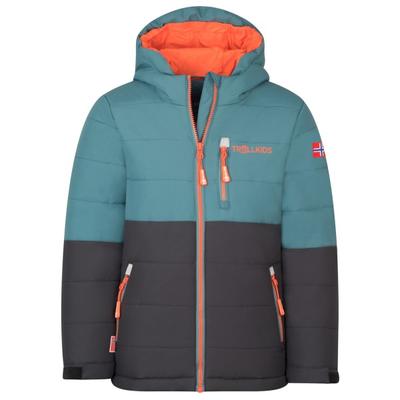 Trollkids - Kid's Hemsedal Snow Jacket XT - Skijacke Gr 152 grau/türkis Image