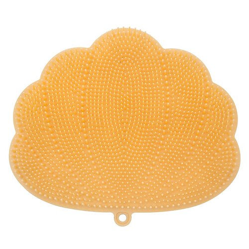 Silikon-Fußschrubbermatte für die Dusche mit rutschfesten Saugnäpfen, Rückenwasch-Peeling-Badebürste für Frauen und Männer Image