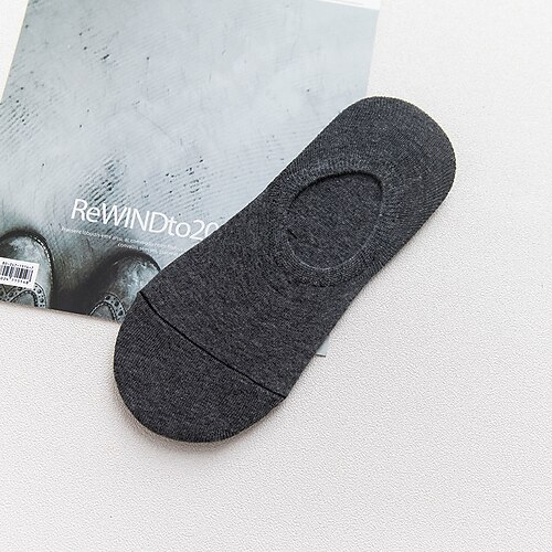 Herren 10 Paare Mehrfachpackungen Socken Laufsocken Freizeitsocken Schwarz Weiß Farbe Einfach Urlaub Sport Outdoor Täglich Basic Mittel Frühling Herbst Mode Lässig Image