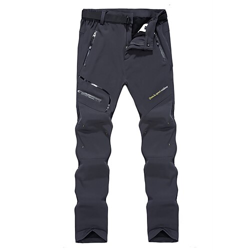 Damen Wanderhosen Regenhose zum Wandern Wasserdichte Hosen Frühling Herbst Außen Normale Passform Wasserdicht Winddicht Unterteile Tasche Schwarz Armeegrün Camping / Wandern Jagd Reisen S M L XL XXL Image