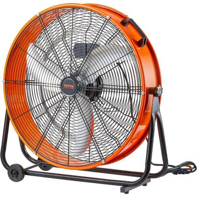 VEVOR Trommelventilator, 24 Zoll Bodenventilator, Industrieventilator mit 3 Gänge, 8600 CFM, 360° Image