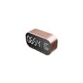 XVX - Sveglia Bluetooth, altoparlante radio fm con termometro e funzione vivavoce.