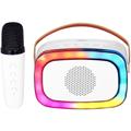 Xr Jump Altoparlante Karaoke Portatile 10W Wireless Usb Micro Sd Aux-In Miniparty Bianco