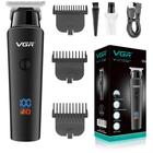 MaxTech - Tagliacapelli Barba Professionale Batteria Ricaricabile Usb Cordless V-937 Display -