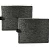 2x Aktivkohlefilter Ersatz für Miele DKF11-1, DKF11-P, 7353170, 4002514576091 für Dunstabzugshaube