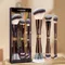 MAANGE 3 Stück doppelseitige Make-up-Pinsel, Konturpinsel für Schönheit, Blending, flüssiger Concealer, Creme, Kosmetik, Rouge, Make-up-Pinsel