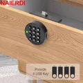 NAIERDI serrures de porte d'armoire de sécurité à domicile serrures à mot de passe d'armoire électronique sans clé pour casier d'école, serrure de meubles de casier de salle de sport